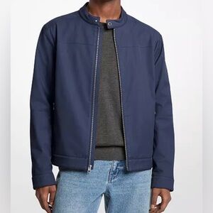 Michael Kors Men's Racer Jacket Navy